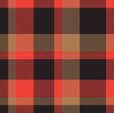 Klasik Modern Ekose Tartan Vektörde Kusursuz Desen