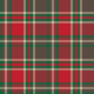 Klasik Modern Ekose Tartan Vektörde Kusursuz Desen