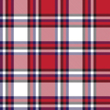 Klasik Modern Ekose Tartan Vektörde Kusursuz Desen