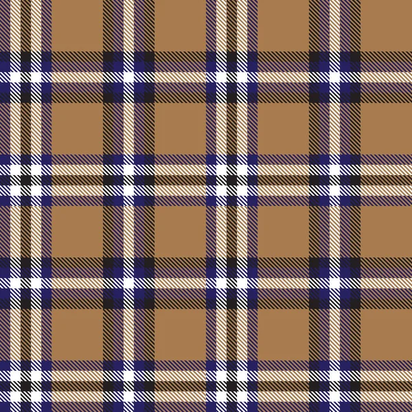 Klassische moderne karierte Tartan nahtlose Muster in Vektor — Stockvektor