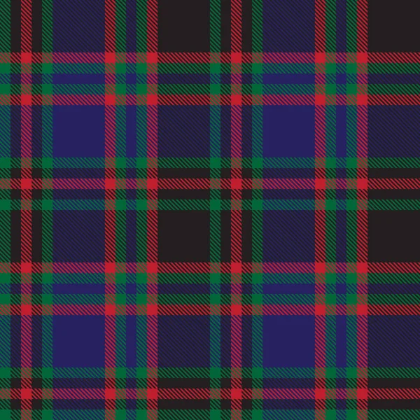 Classic Modern Plaid Tartan naadloos patroon in Vector — Stockvector