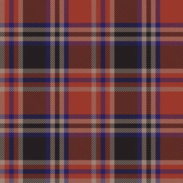 Klassische moderne karierte Tartan nahtlose Muster in Vektor — Stockvektor