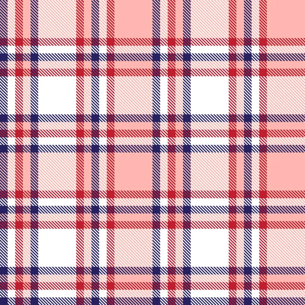 Classic Modern Plaid Tartan naadloos patroon in Vector — Stockvector