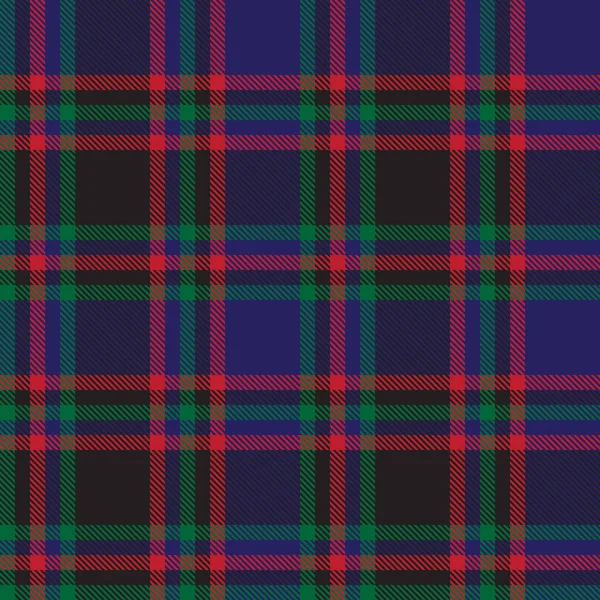 Classic Modern Plaid Tartan naadloos patroon in Vector — Stockvector