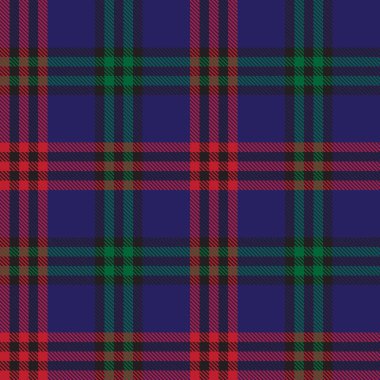 Klasik Modern Ekose Tartan Vektörde Kusursuz Desen