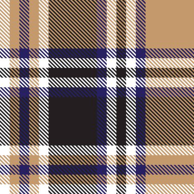 Klasik Modern Ekose Tartan Vektörde Kusursuz Desen