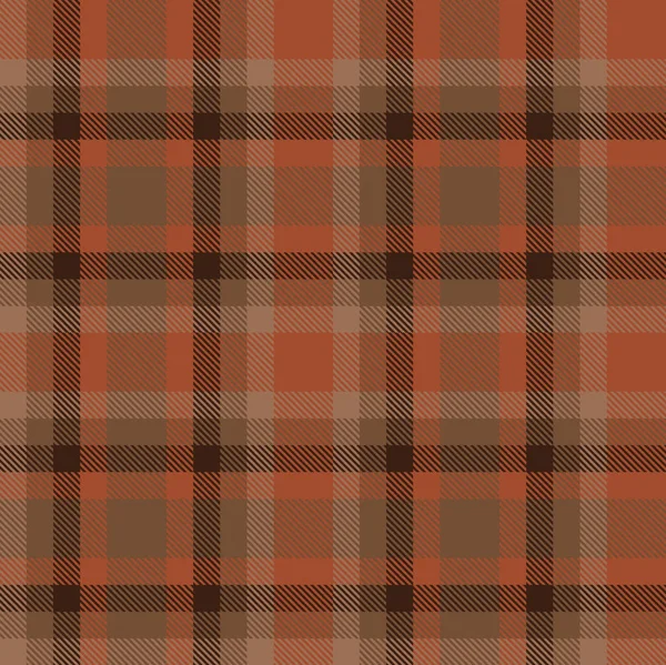 Classic Modern Plaid Tartan Seamless Pattern in Vector — Stock Vector