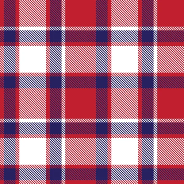 Klassische moderne karierte Tartan nahtlose Muster in Vektor — Stockvektor