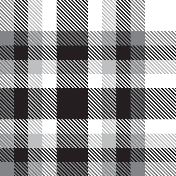 Classic Modern Plaid Tartan naadloos patroon in Vector — Stockvector