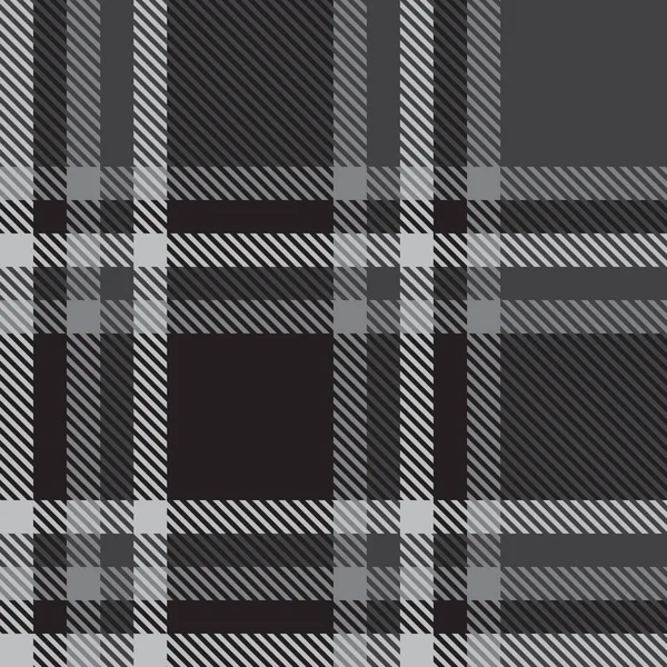 Classic Modern Plaid Tartan Seamless Pattern in Vector — Stock Vector