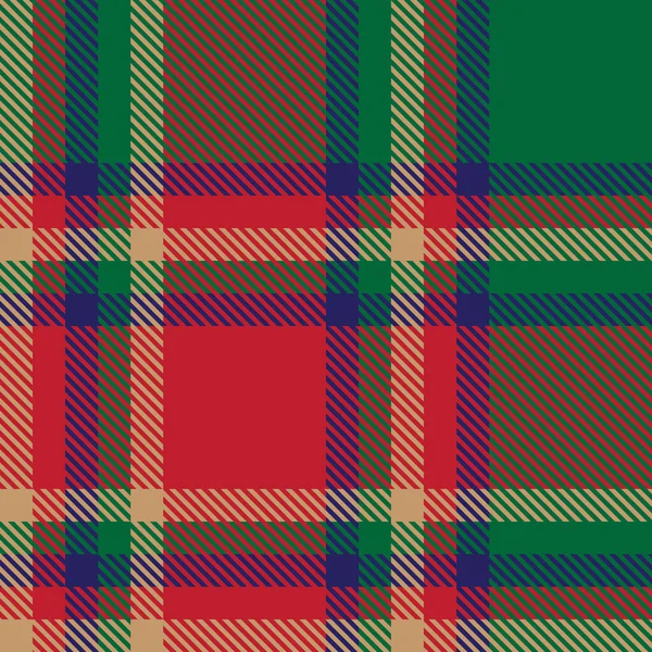 Klassische moderne karierte Tartan nahtlose Muster in Vektor — Stockvektor