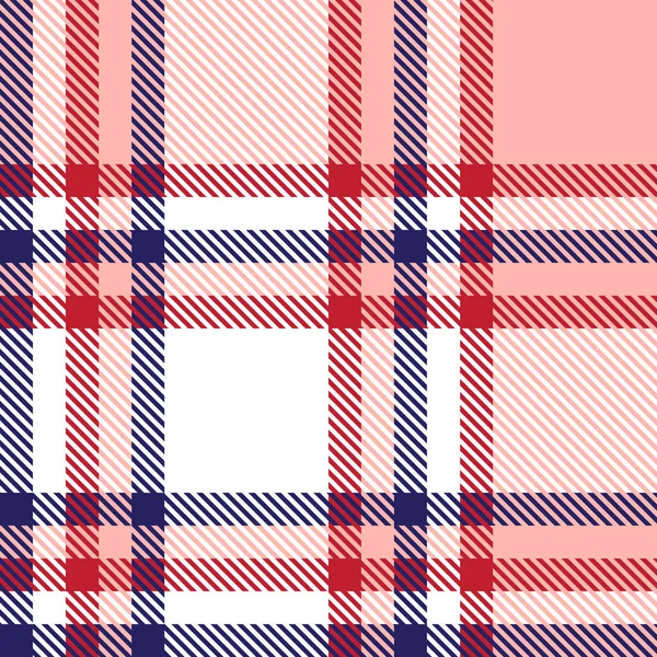 Classic Modern Plaid Tartan naadloos patroon in Vector — Stockvector