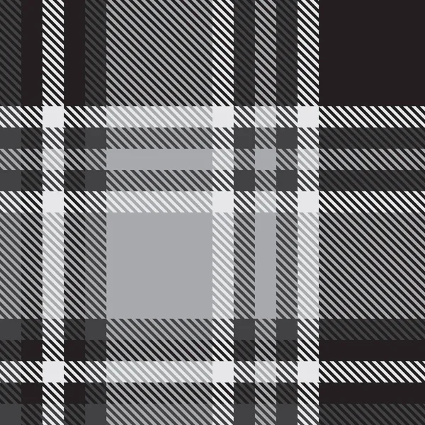 Classic Modern Plaid Tartan Seamless Pattern in Vector — Stock Vector