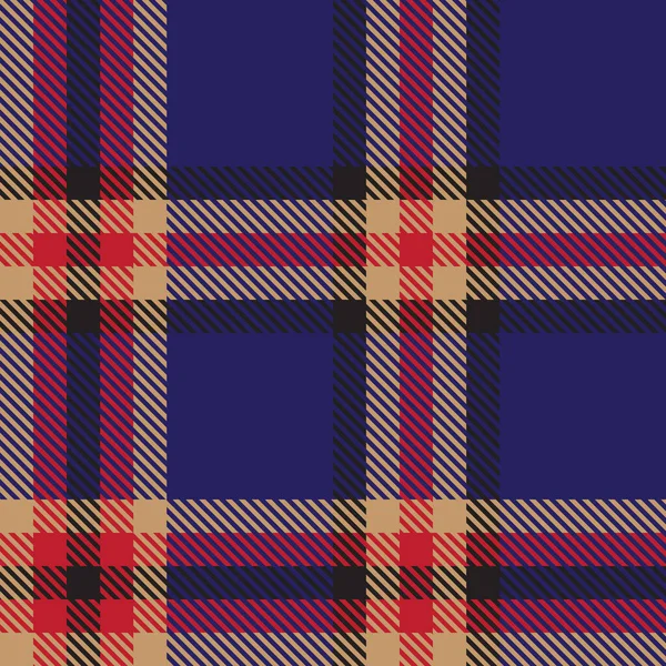 Classic Modern Plaid Tartan naadloos patroon in Vector — Stockvector