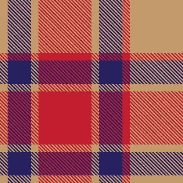 Klassische moderne karierte Tartan nahtlose Muster in Vektor — Stockvektor