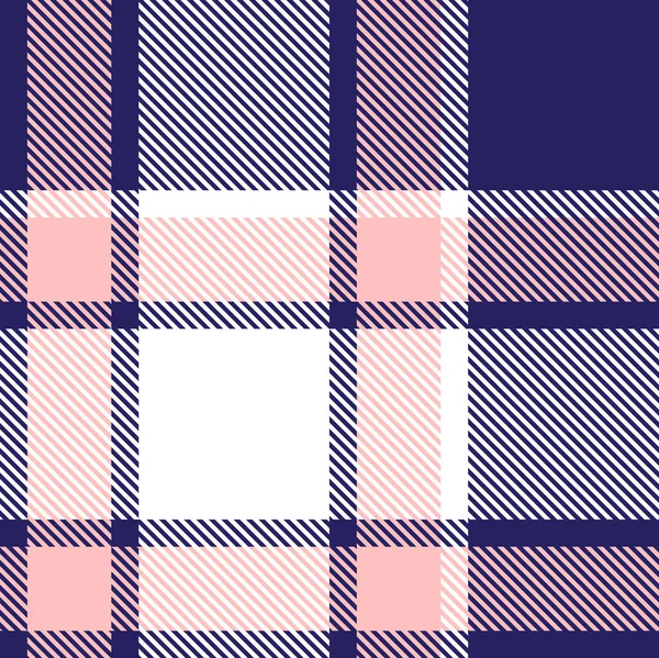 Classic Modern Plaid Tartan naadloos patroon in Vector — Stockvector