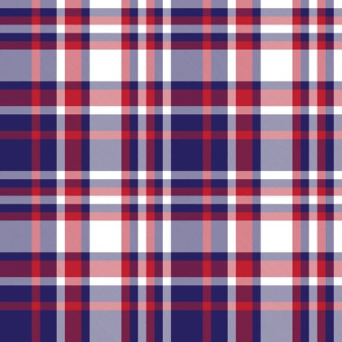 Klasik Modern Ekose Tartan Vektörde Kusursuz Desen