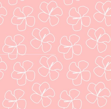 Vektörde Botanik Çiçeksiz Desen