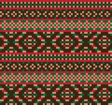 Noel Fuarı Adaları Vektörde Kusursuz Desenli Arkaplan