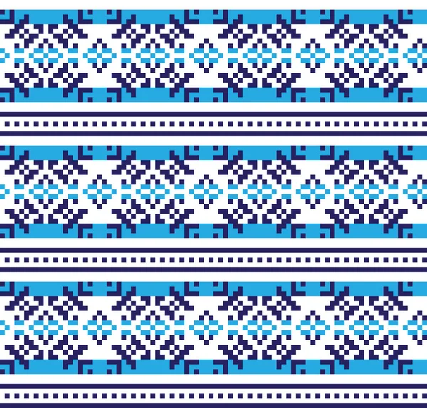 Χριστούγεννα Fair Isle Seamless Pattern φόντο σε διάνυσμα — Διανυσματικό Αρχείο