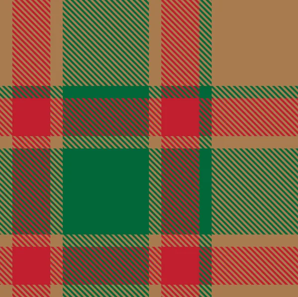 Kerst Moderne Plaid Tartan naadloos patroon in Vector - — Stockvector