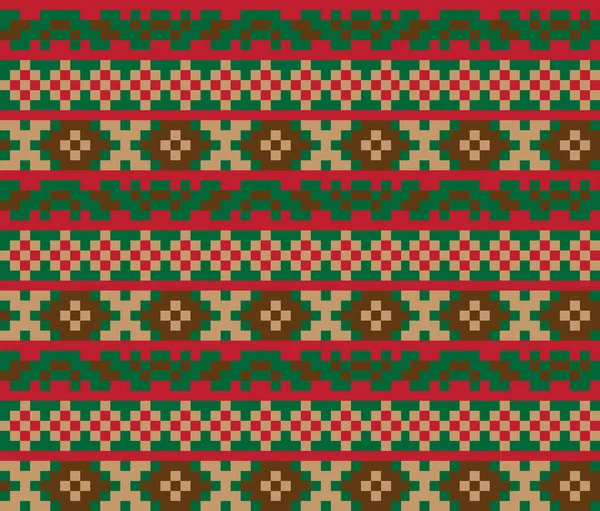 Fond de motif sans couture île juste de Noël dans vecteur — Image vectorielle