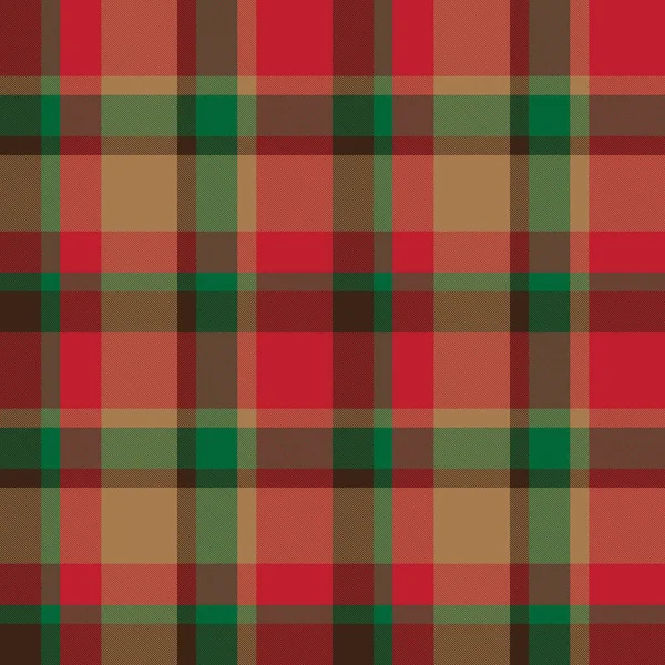 クリスマス｜Tartan Seamless Pattern in Vector - — ストックベクタ