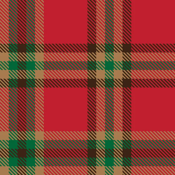 Kerst Moderne Plaid Tartan naadloos patroon in Vector - — Stockvector