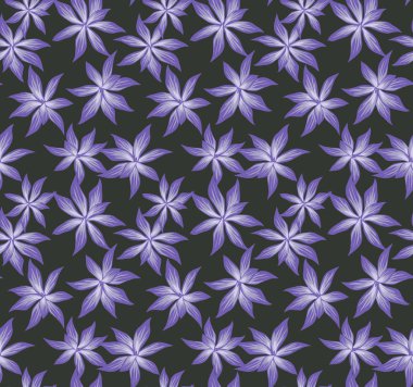 tropikal çiçek seamless modeli