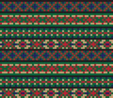 Noel Fuarı Adaları Vektörde Kusursuz Desenli Arkaplan