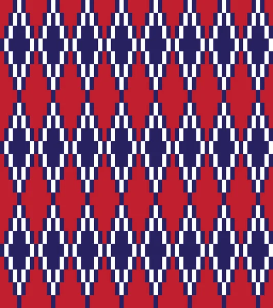 Klassiek Argyle naadloos patroon — Stockvector