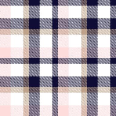 Klasik Modern Ekose Tartan Kusursuz Desen
