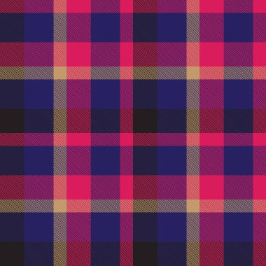 Klasik Modern Ekose Tartan Kusursuz Desen