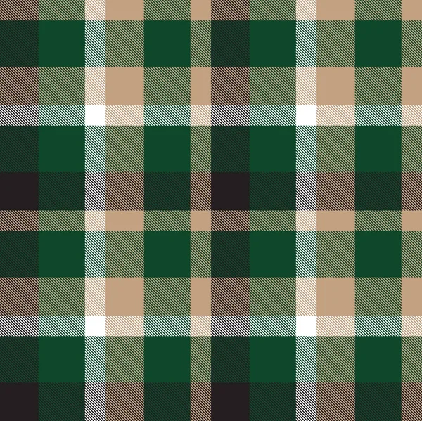 Classic Modern Plaid Tartan Seamless Pattern — Stock Vector