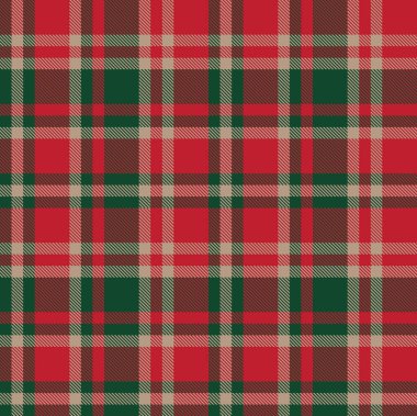 Klasik Modern Ekose Tartan Kusursuz Desen