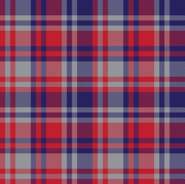 Klasik Modern Ekose Tartan Kusursuz Desen — Stok Vektör