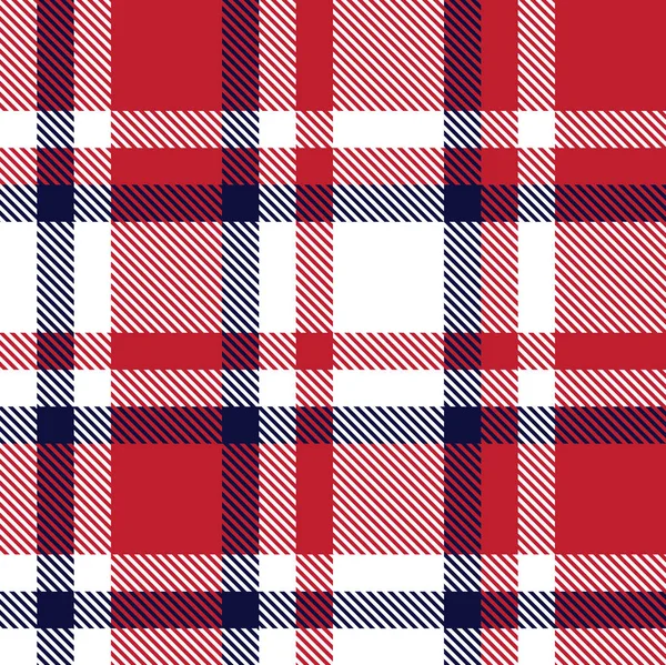 Klassieke moderne Plaid Tartan naadloos patroon — Stockvector