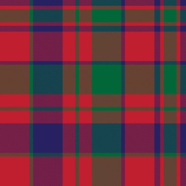 Klasik Modern Ekose Tartan Kusursuz Desen