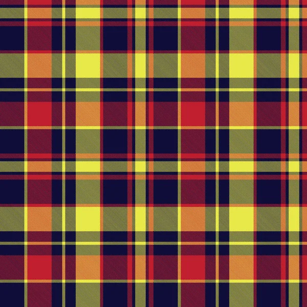 Klassieke moderne Plaid Tartan naadloos patroon — Stockvector