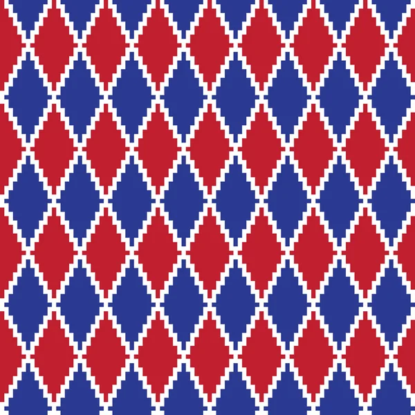 Klassiek Argyle naadloos patroon — Stockvector