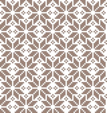 Noel Fuarı Adası Çiçeksiz Desen