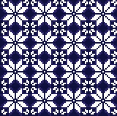 Noel Fuarı Adası Çiçeksiz Desen