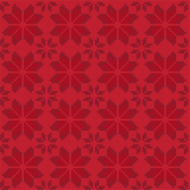 Noel Fuarı Adası Çiçeksiz Desen