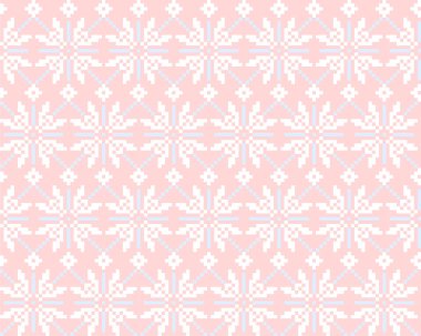 Noel Fuarı Adası Çiçeksiz Desen