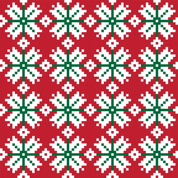 Julmarknad blomma sömlös mönster — Stock vektor