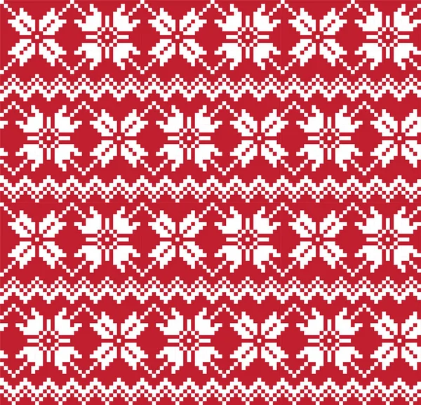 Weihnachtsmarkt Insel Blumen nahtlose Muster — Stockvektor