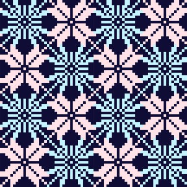 Noel Fuarı Adası Çiçeksiz Desen