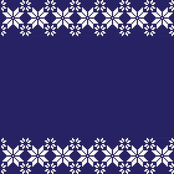 Vánoční veletrh Ostrov květinové bezešvé hranice — Stockový vektor