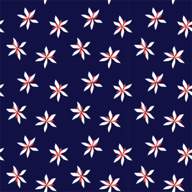 Tropikal çiçek desensiz arkaplan