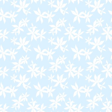 Tropikal çiçek desensiz arkaplan